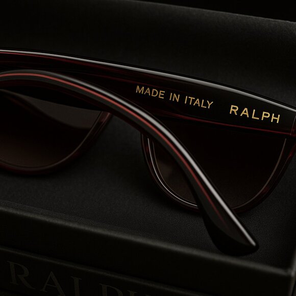 Ralph Lauren Red and Black Sunglasses - Picture 2 of 4